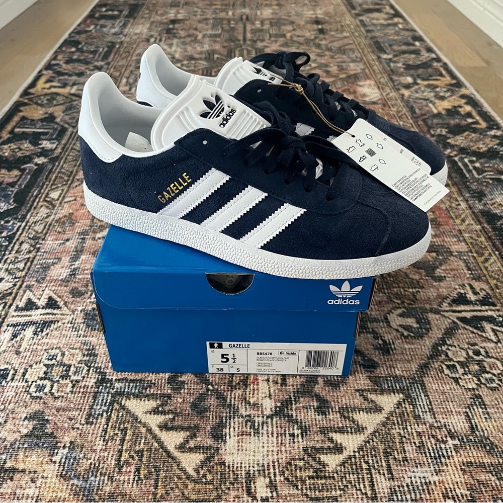 Adidas Gazelle, Navy/White